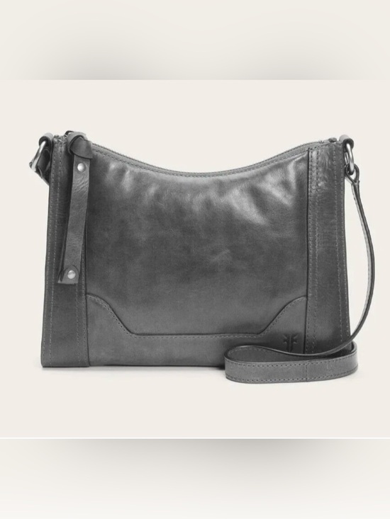 Frye Handbags - NWT Frye Womens Melissa Carbon Leather Zip-Top Crossbody Bag X1015